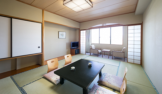 Japanese-style room ocean view