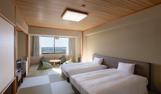 Japanese Modern Family Room Ocean View