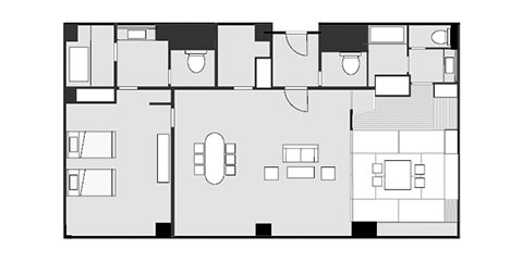 房間布局圖|伊勢志摩美爵溫泉度假酒店【官方】