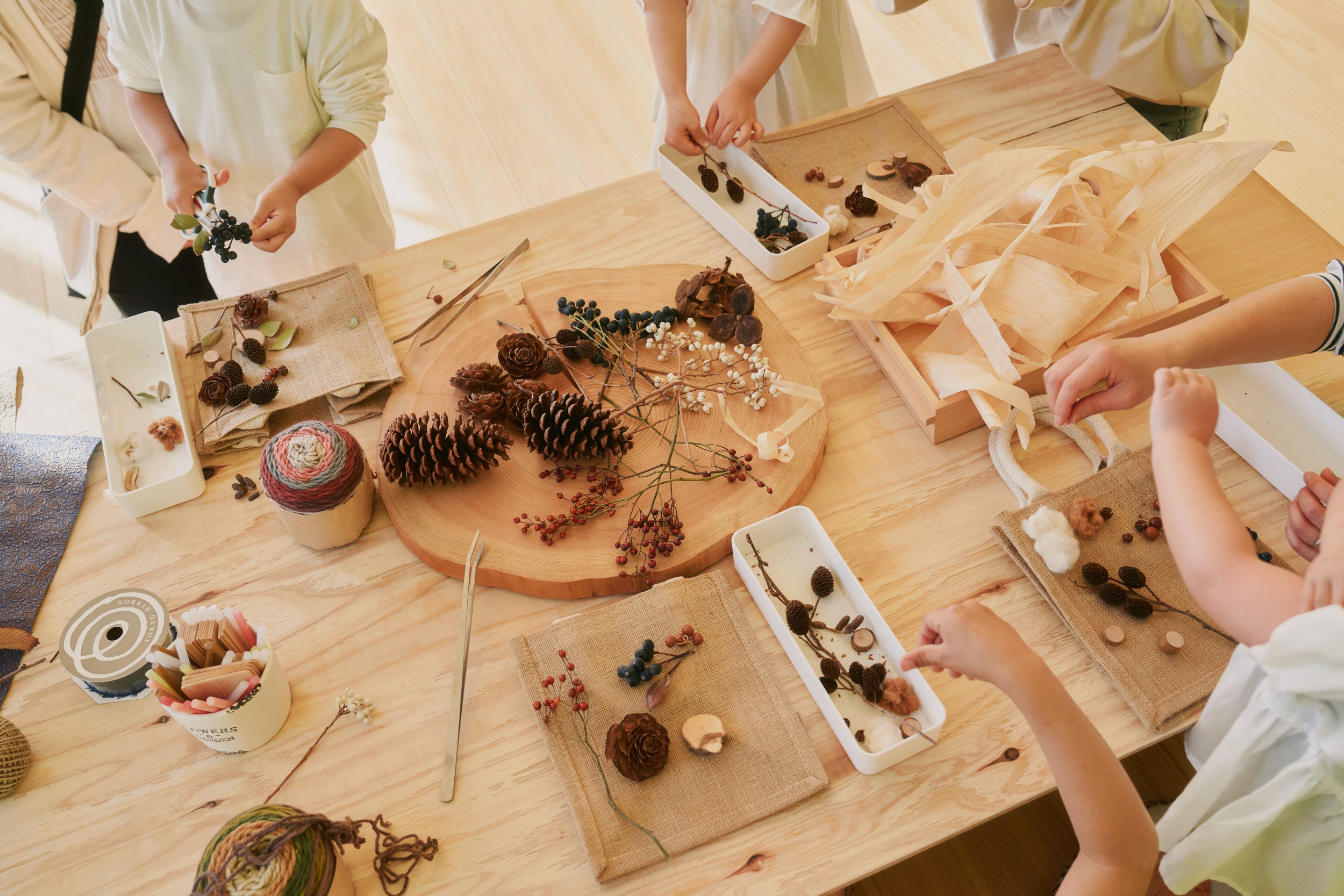 ゴールデンウィーク特別企画｜自然素材でつくるオリジナルバッグ体験